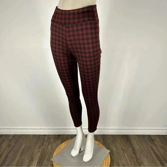 ❤️ Gap black and red square pull up pants size S - Picture 2 of 12